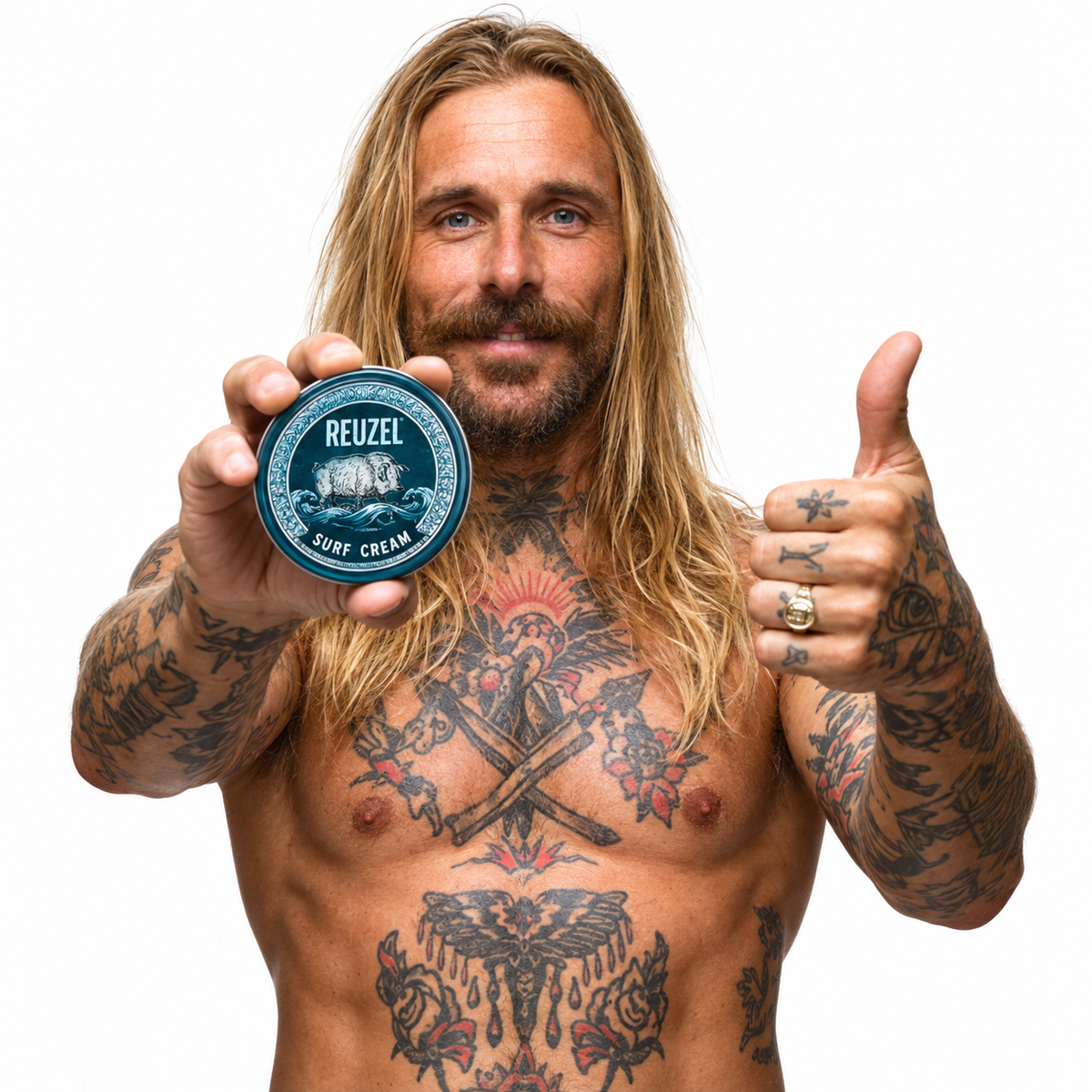 Crème Coiffante "Surf Cream" 95g - Format moyen Reuzel