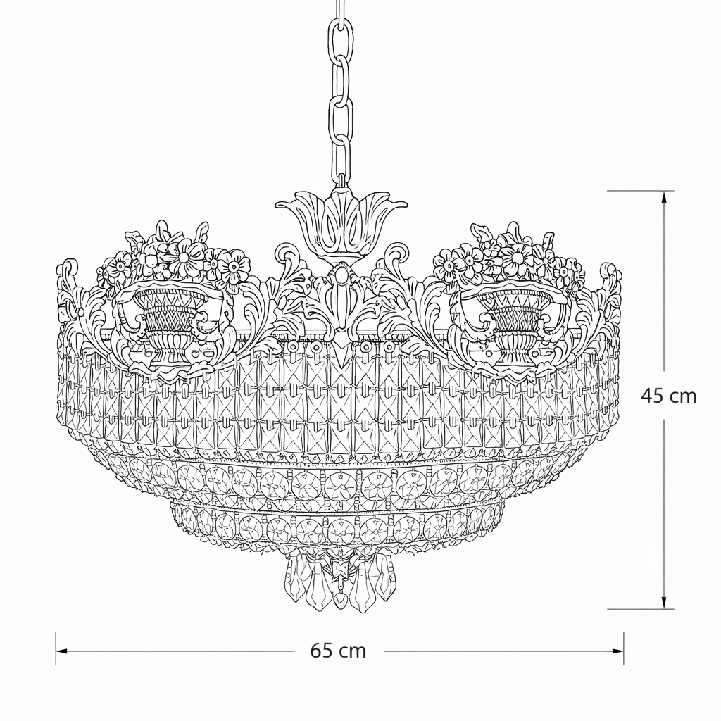 LUSTREAL: plafond francaise en forme sherique_2_étage