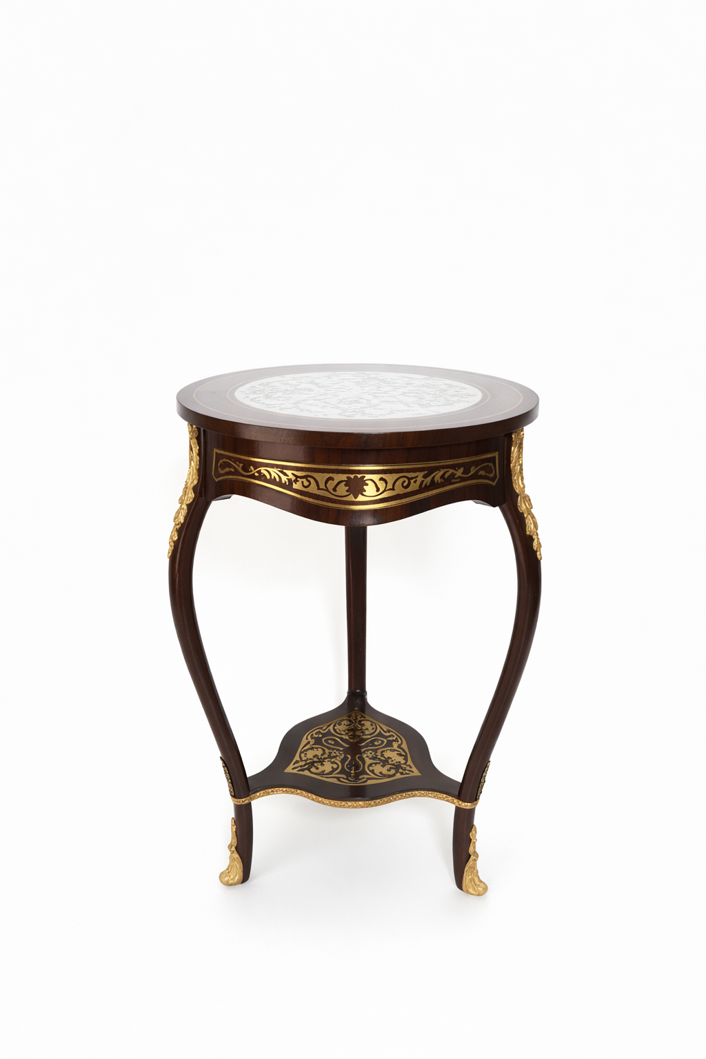 Lustreal: Table ronde antique