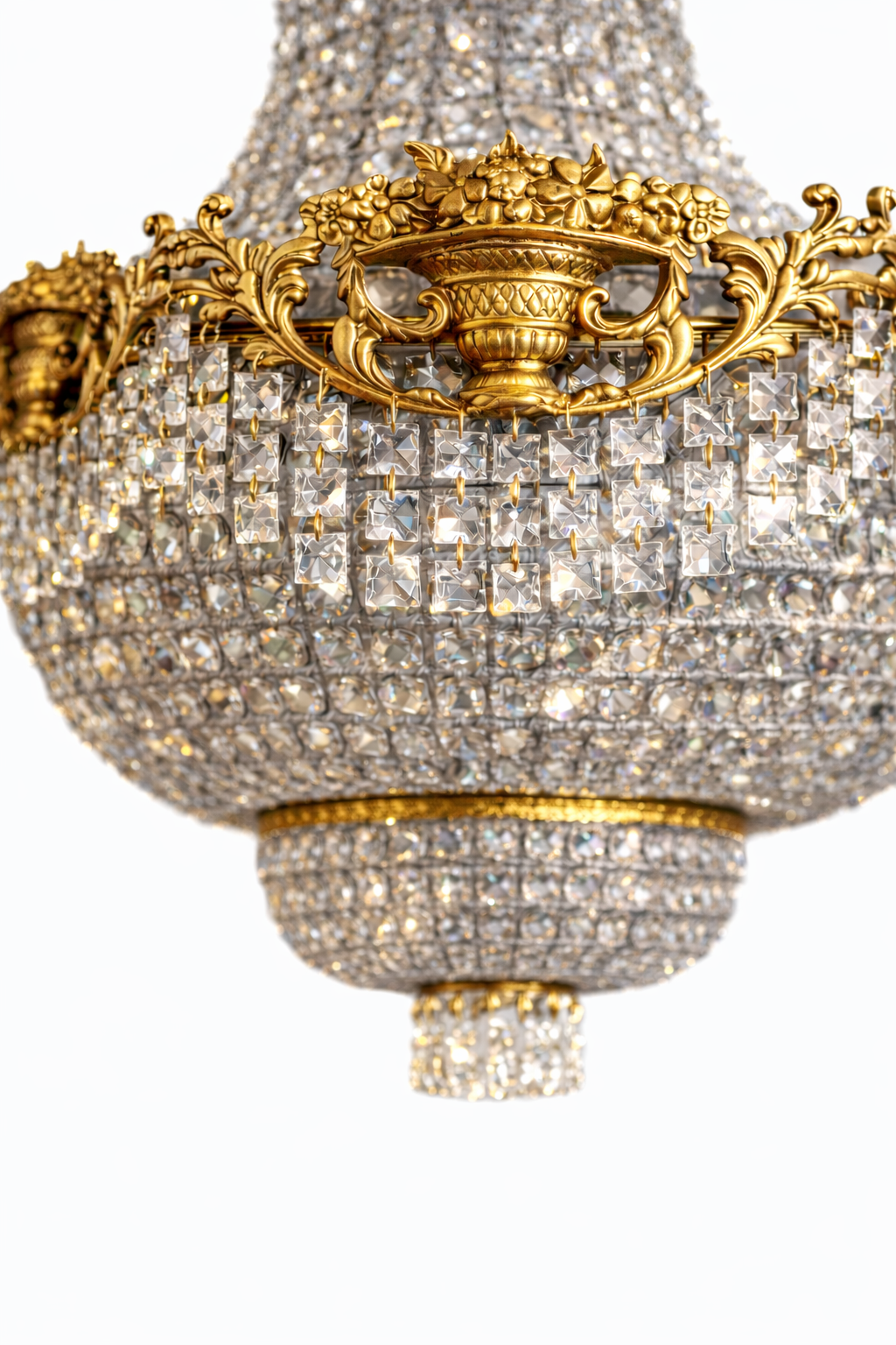 lustre panier style francais XL